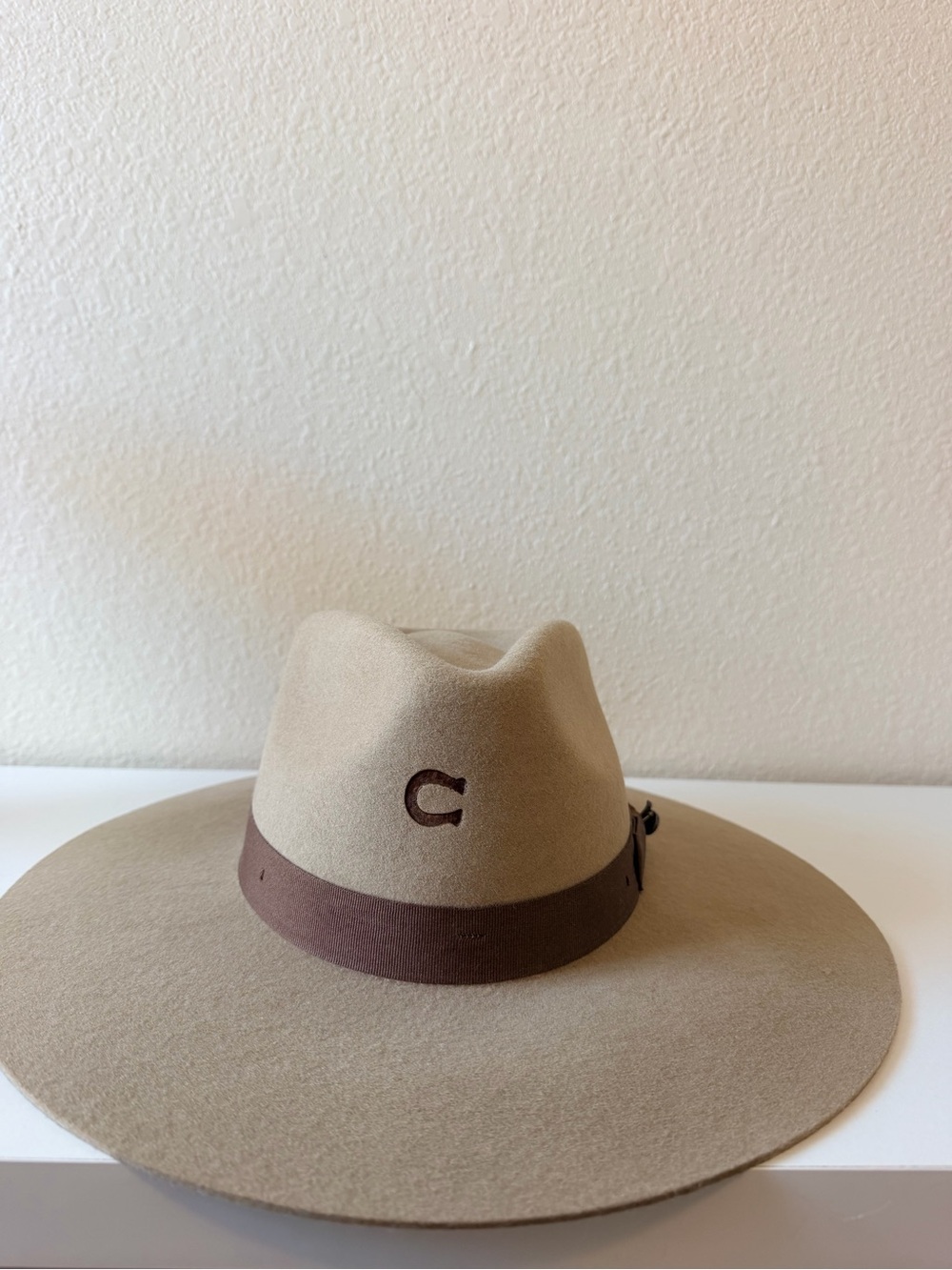 Charlie 1 Horse Sand Western Cowgirl Hat M NWT
